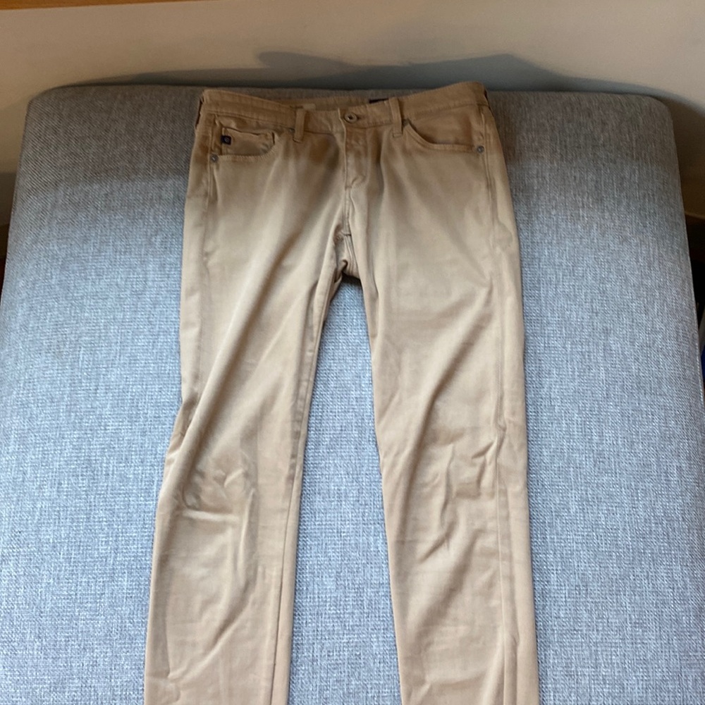 AG Adriano Goldschmied the Stilt size 28R - beige